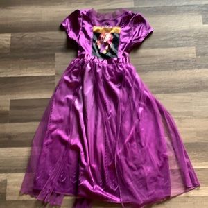 Ana Frozen princess Disney nightgown pajamas 6 6x